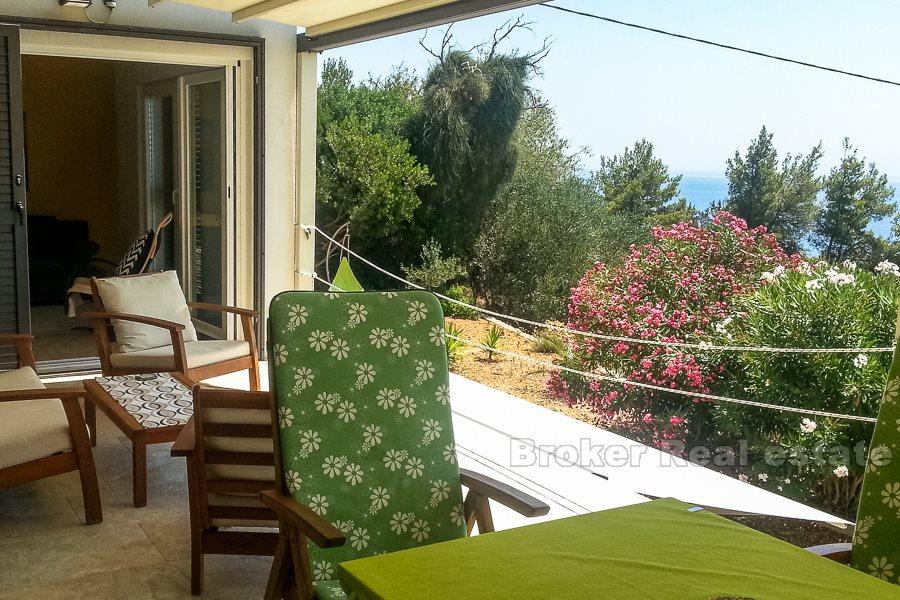 Øya Hvar, vakre hus på sørsiden av øya