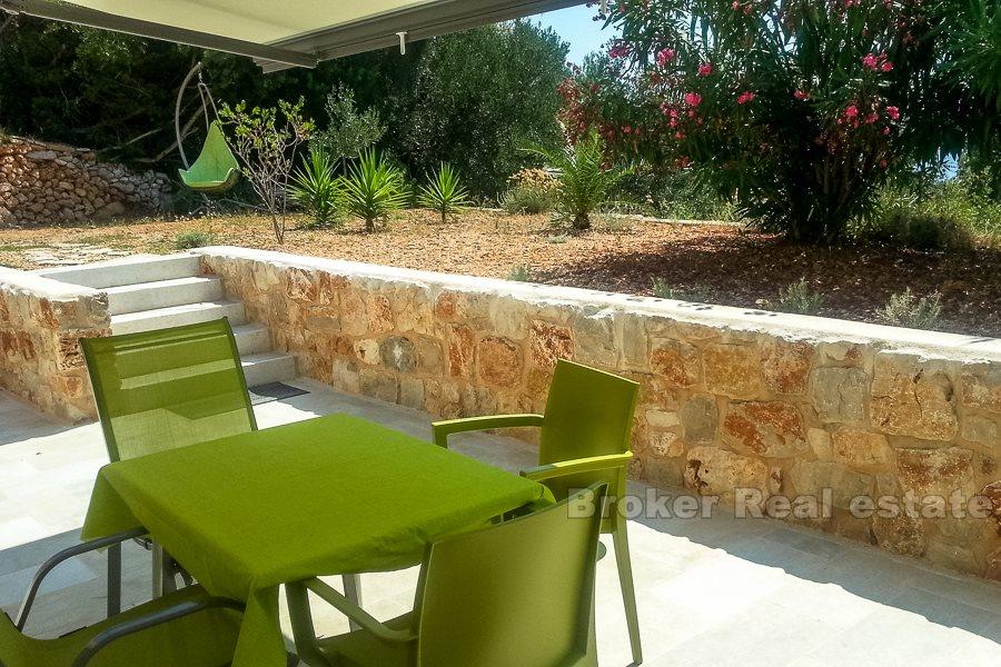 Øya Hvar, vakre hus på sørsiden av øya