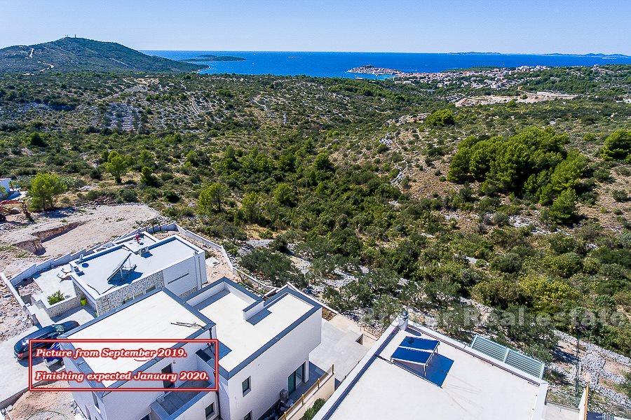 Primosten, brand new, modern villa with swimming pool