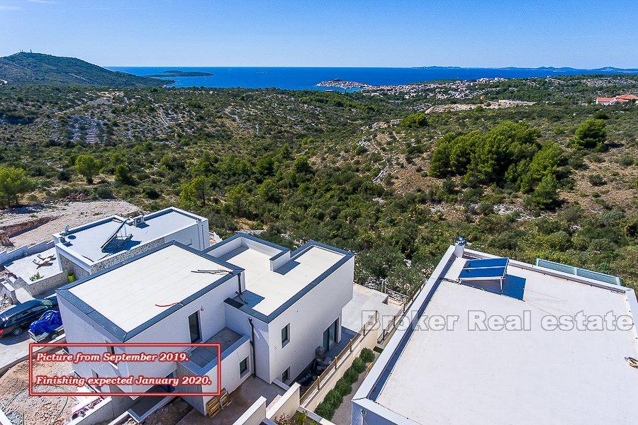 Primosten, brand new, modern villa with swimming pool