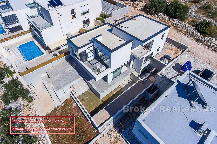Primosten, brand new, modern villa with swimming pool