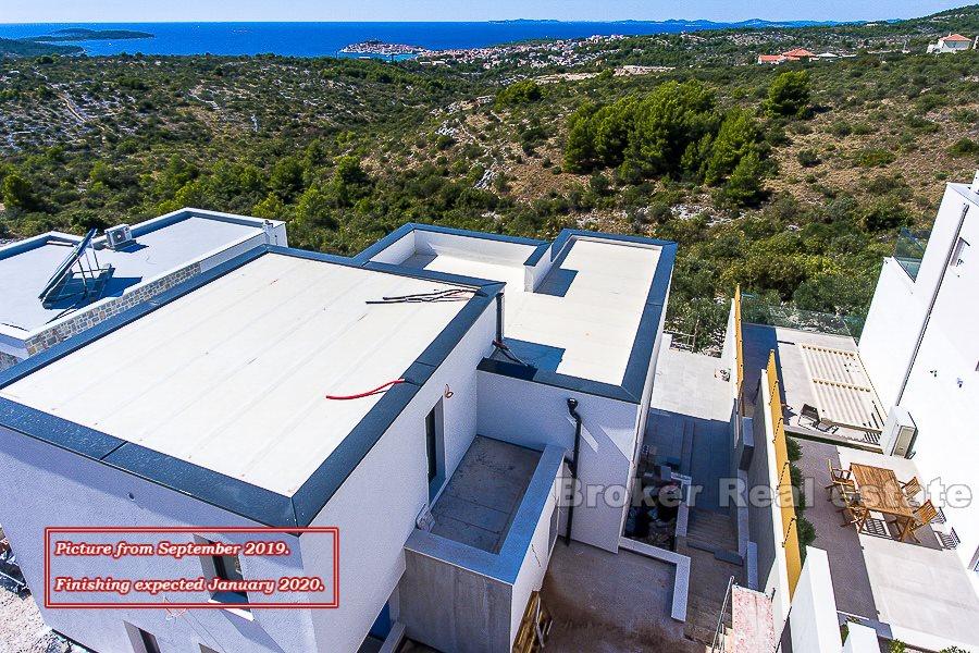 Primosten, brand new, modern villa with swimming pool