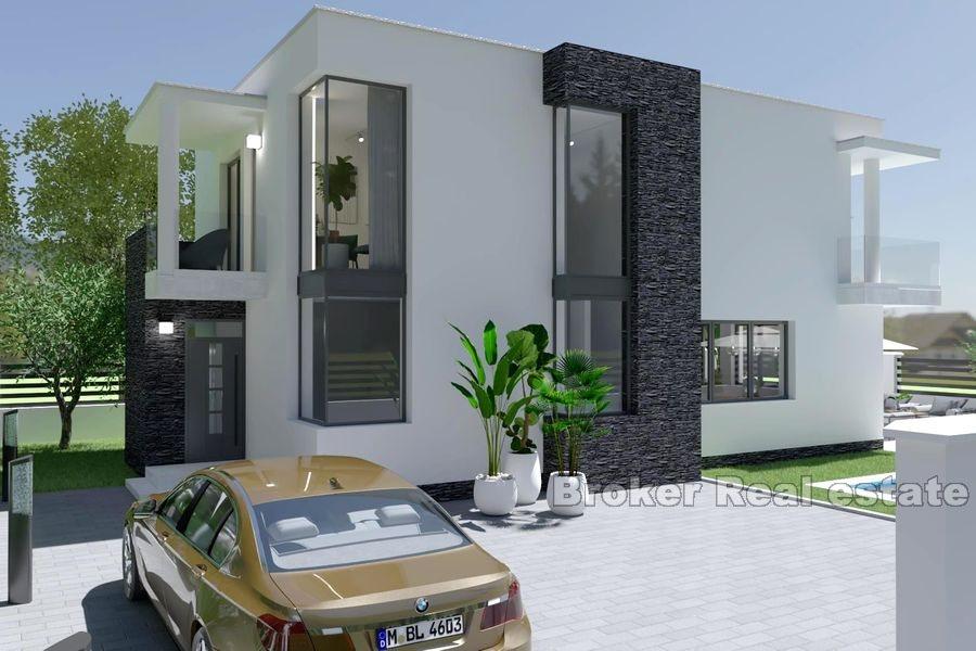 I nærheten av Sibenik, nybygd frittliggende moderne villa