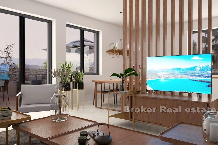 I nærheten av Sibenik, nybygd frittliggende moderne villa