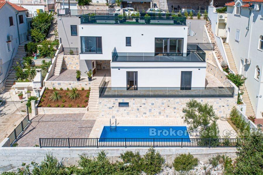 Wyspa Murter, luksusowa willa z basenem i widokiem na morze