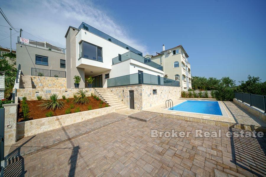 Wyspa Murter, luksusowa willa z basenem i widokiem na morze