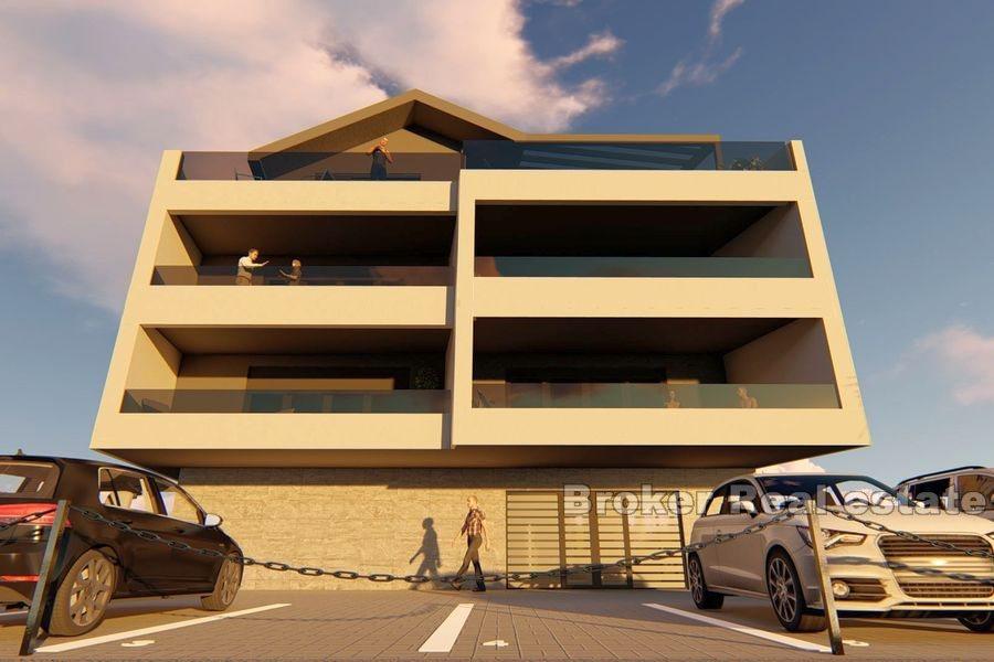 Vodice - Dvoj a trojizbové apartmány v prvom rade k moru