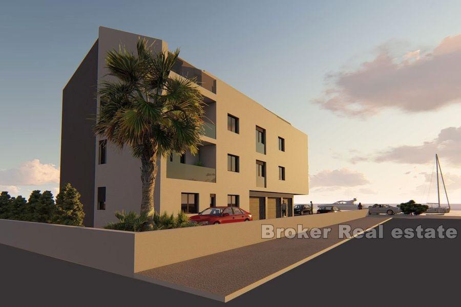 Vodice - Dwu i trzy pokojowe apartamenty w pierwszym rzędzie do morza