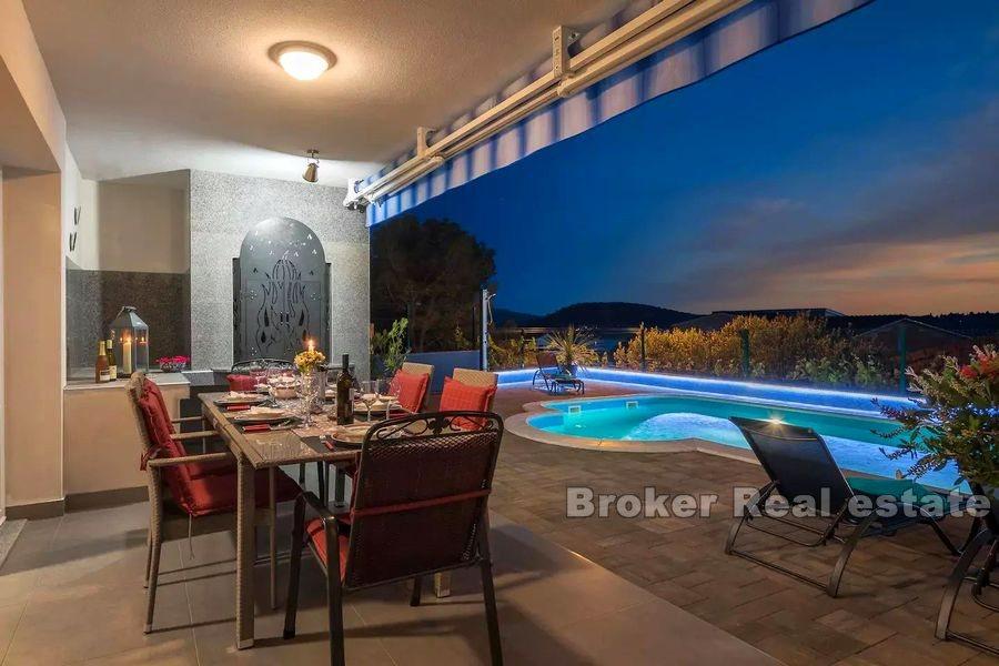 Near Rogoznica - Modern villa with sea view