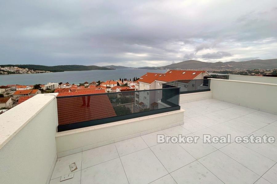 Ostrov Čiovo, podkrovní apartmán s výhledem na moře