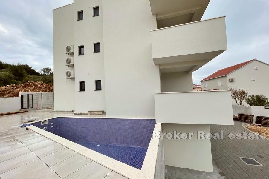 Ostrov Čiovo, strešný apartmán s výhľadom na more