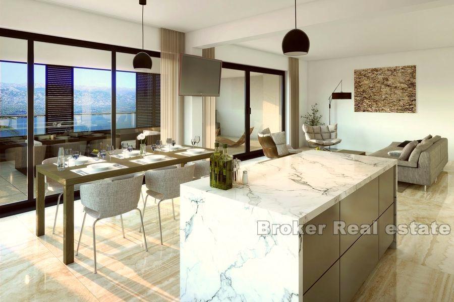 Zadar - Penthouse s tri spavaće sobe, prvi red do mora