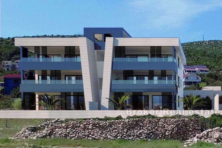 Zadar - Penthouse s tri spavaće sobe, prvi red do mora