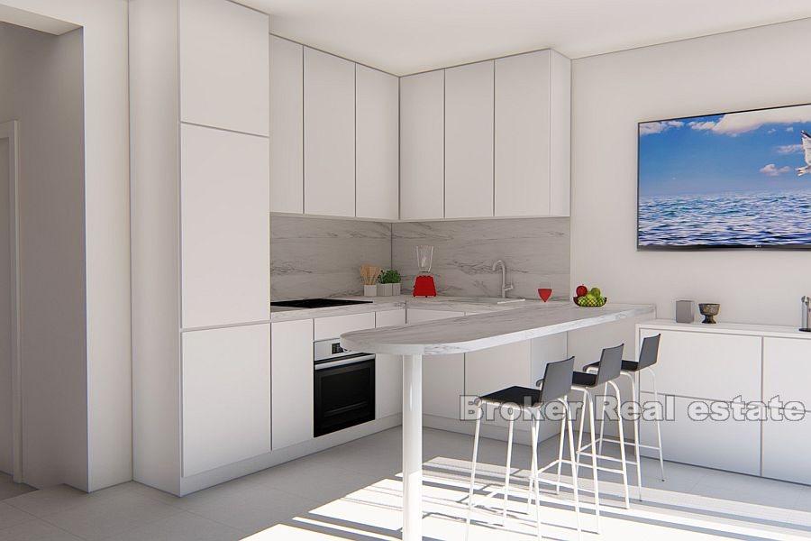 Wyspa Pag - Willa z luksusowymi apartamentami, pierwszy rząd do morza