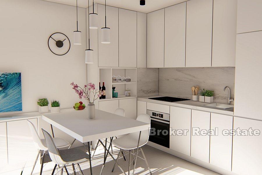 Ostrov Pag - luxusný strešný apartmán, prvý rad k moru