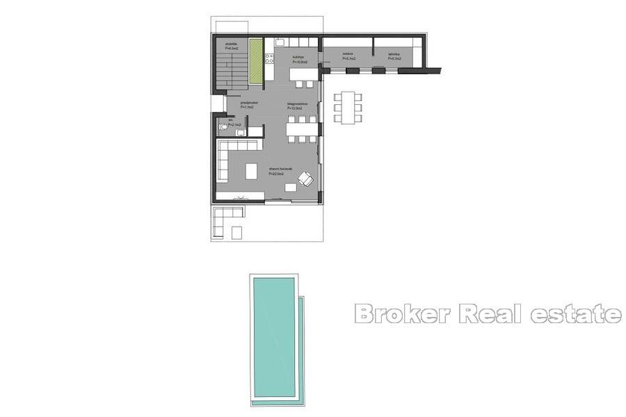 Trogir - Luxusvilla mit Panoramablick