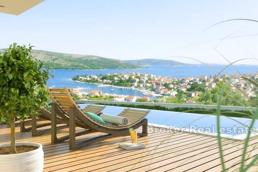 Trogir - Bella villa con vista panoramica