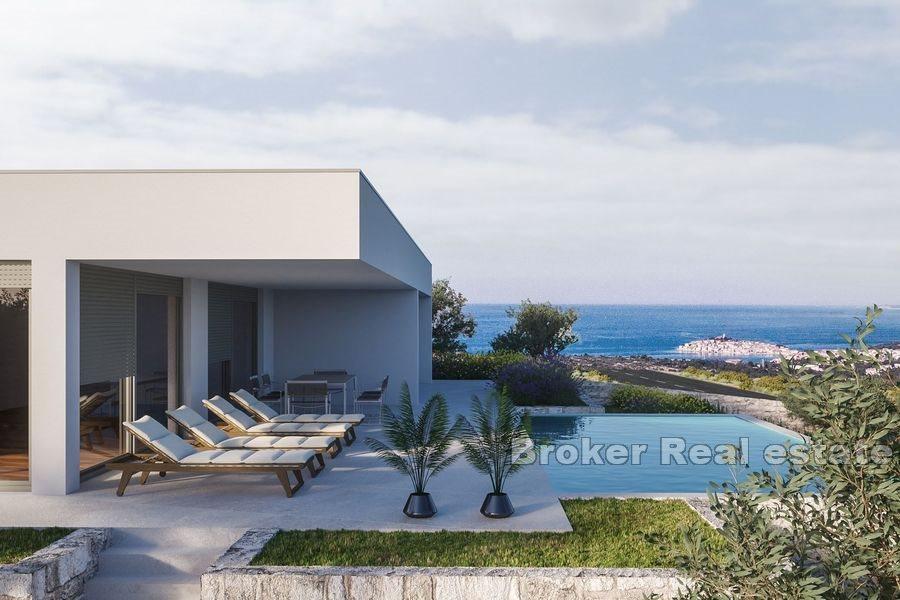 Proche Primosten - Villa avec vue mer panoramique