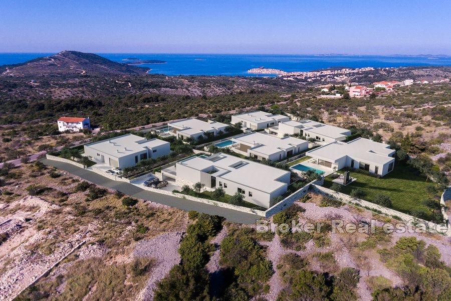 Proche Primosten - Villa avec vue mer panoramique