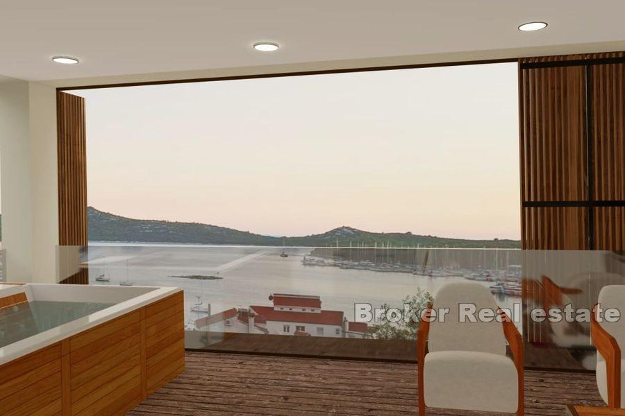 Rogoznica - Appartements dans un nouveau bâtiment avec vue sur la mer
