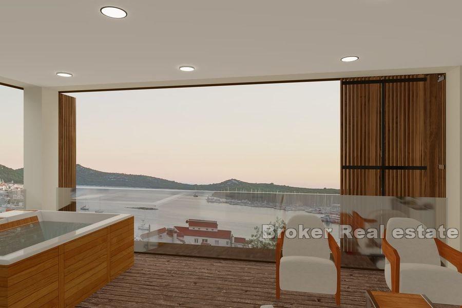 Rogoznica - To-roms leilighet med utsikt over havet