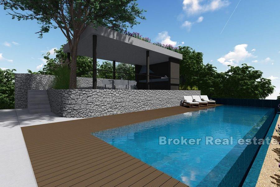 Proche Omis - Maison avec piscine vue mer dégagée