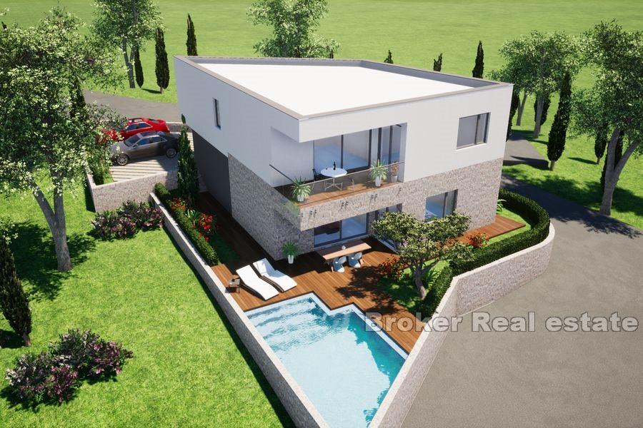 Vodice - Nybygd villa med basseng