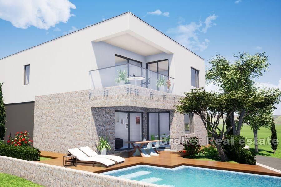 Vodice - Nybygd villa med basseng