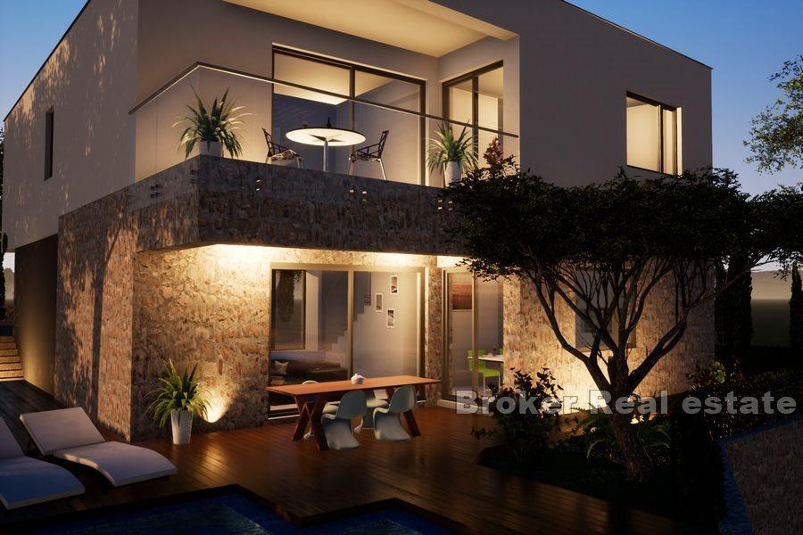 Vodice - Nybygd villa med basseng