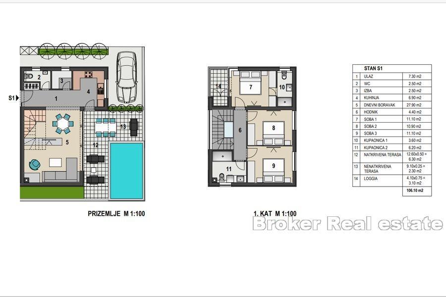 Pag - Bel appartement près de la mer