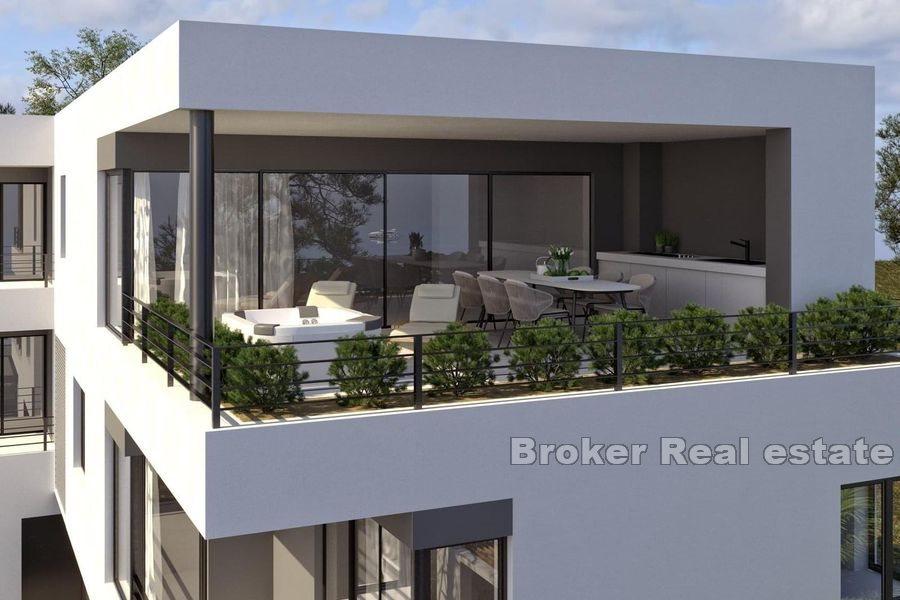 Pag - Elegantní apartmán ve druhé řadě k moři