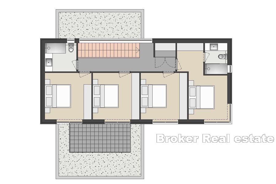 Wyspa Pag - Nowoczesna willa z basenem