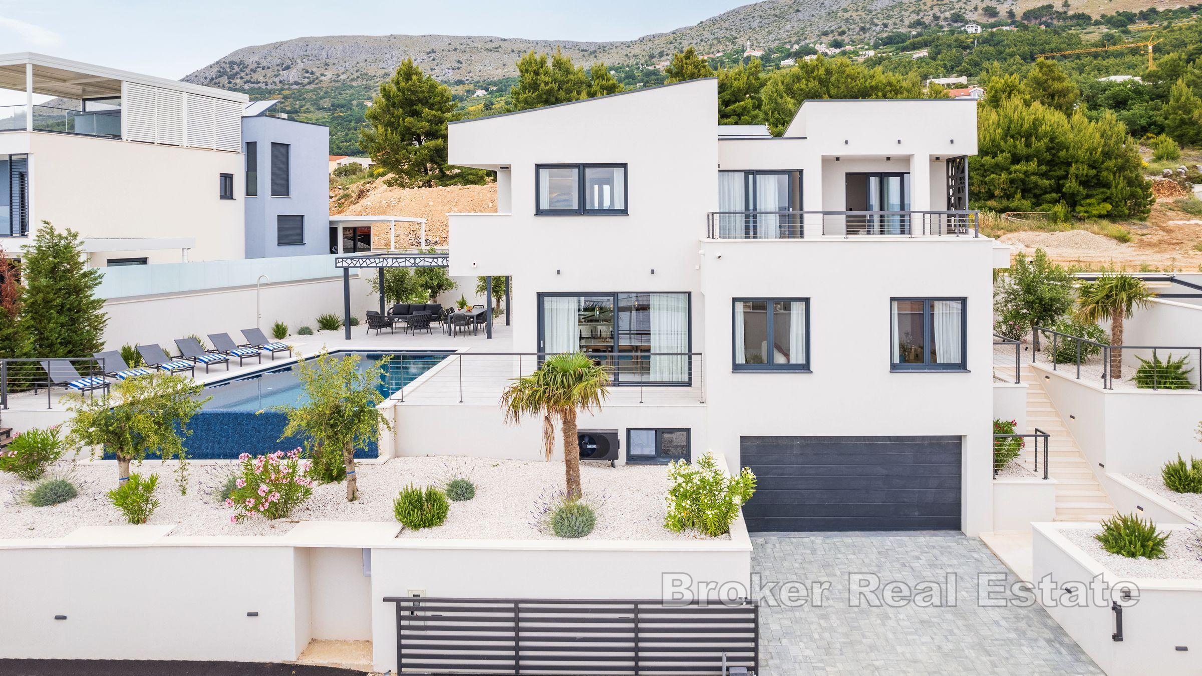 Zona di Spalato - Villa con vista sul mare aperto