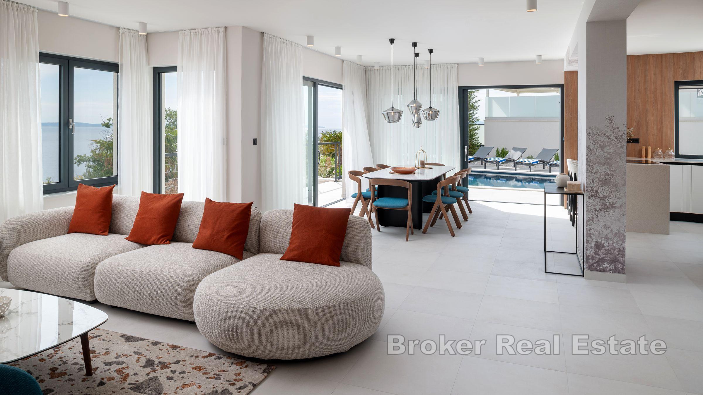 Split area - Vila s otevřeným výhledem na moře