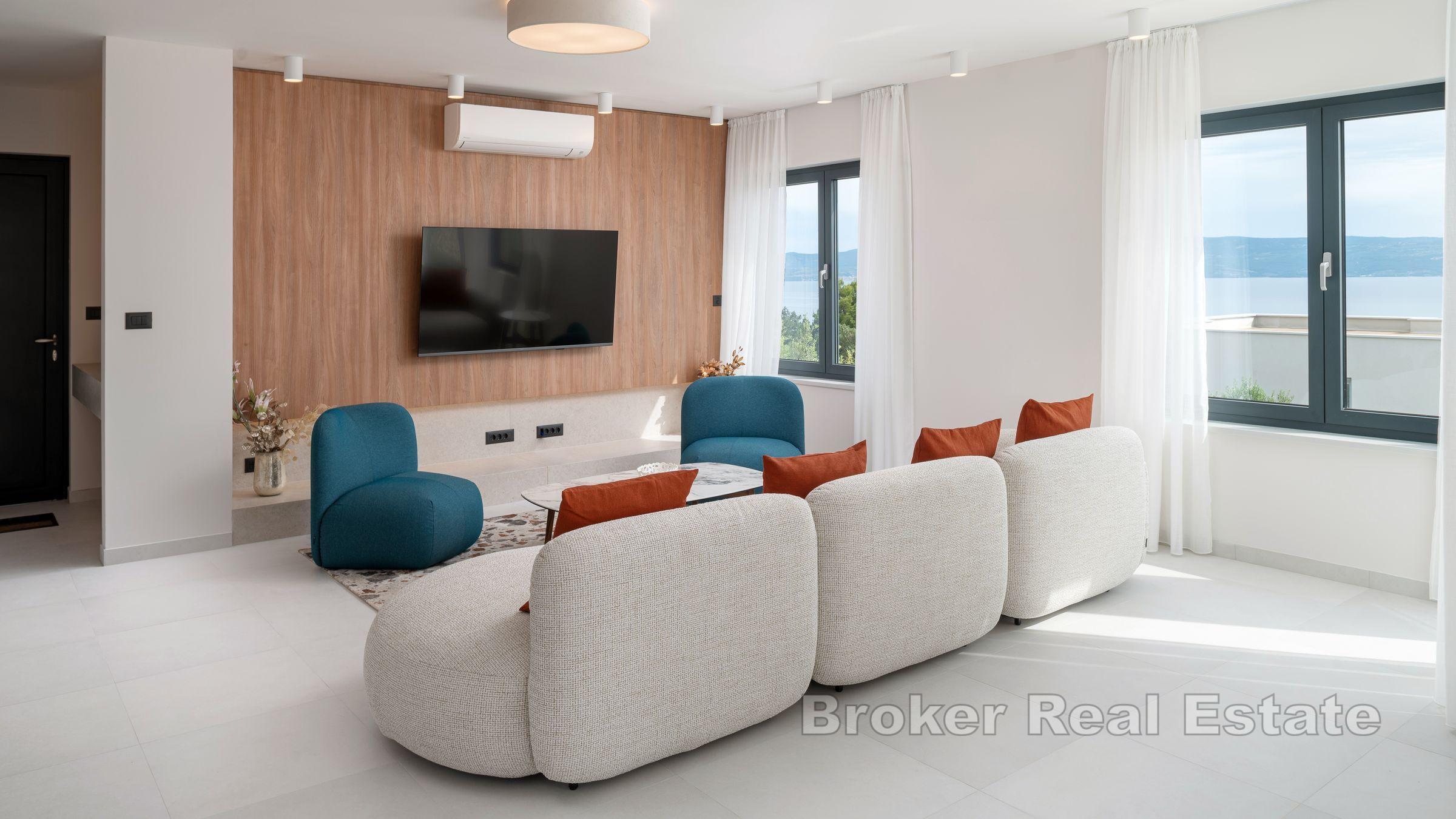 Zona di Spalato - Villa con vista sul mare aperto