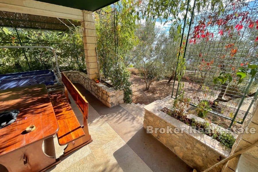 Rogoznica - Mediterranean house in the first row to the sea