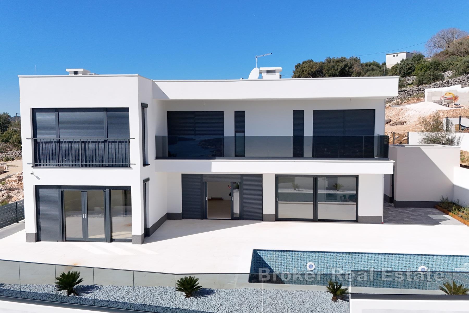 Trogir - En bygd med seks villaer med svømmebasseng, moderne design