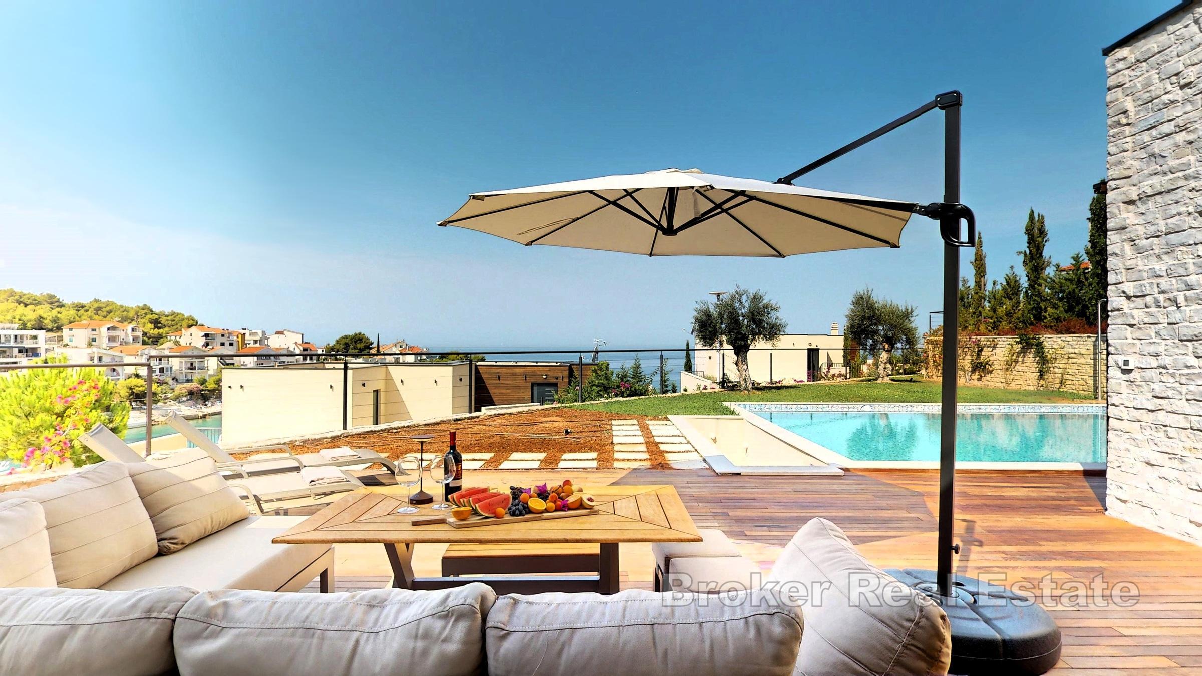 Willa drugi rząd do morza