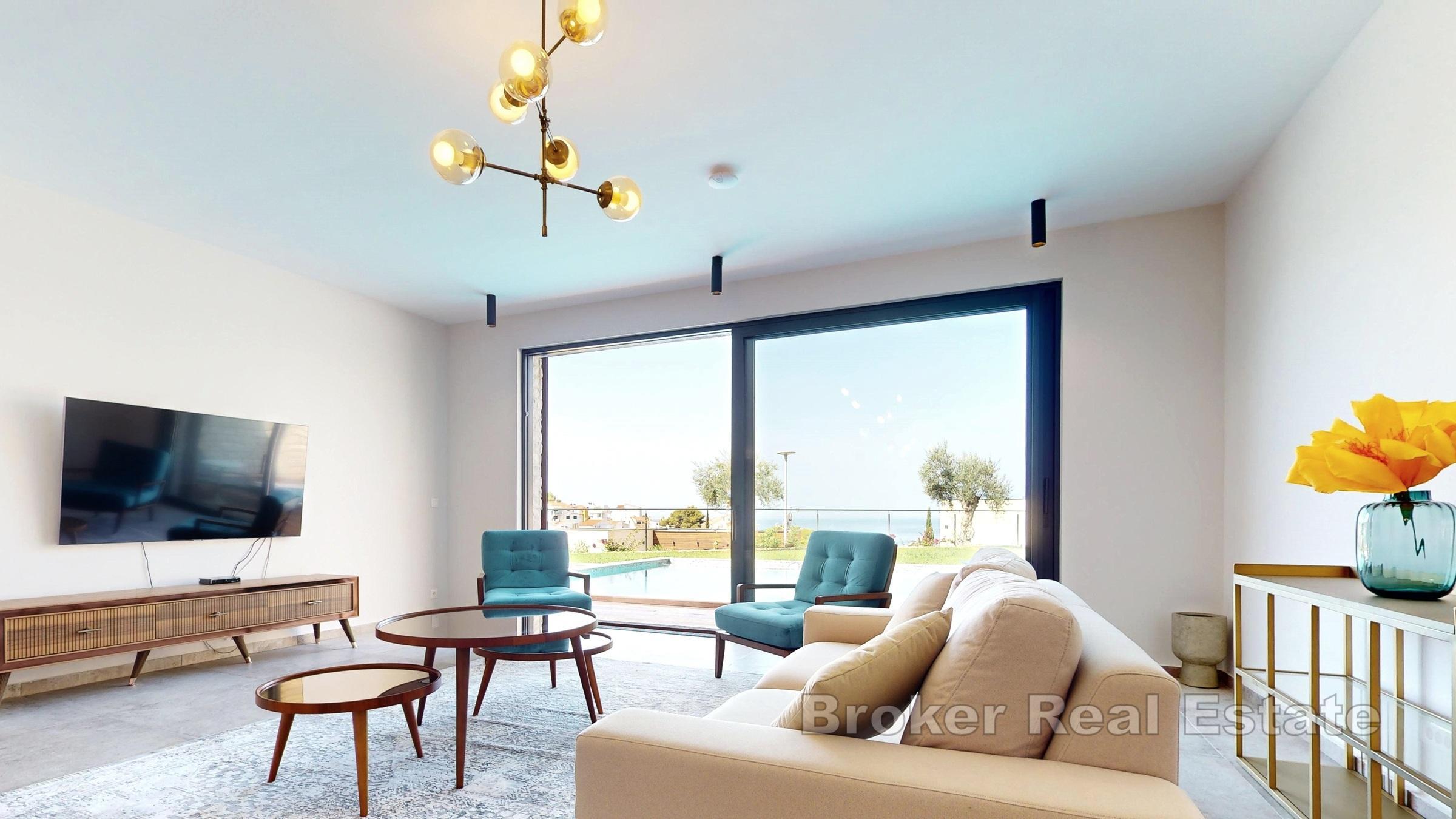 Willa drugi rząd do morza