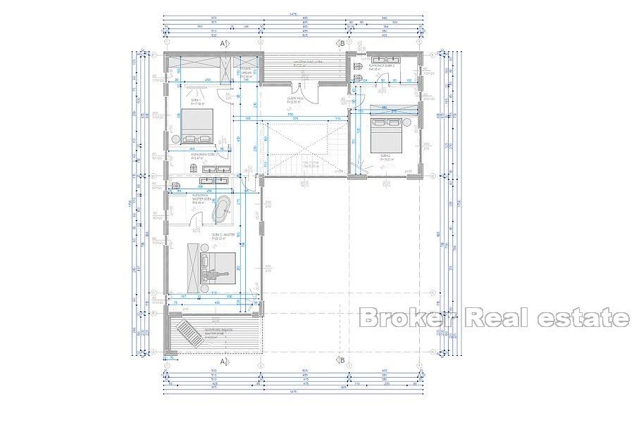 Split area - Exceptional villa with pool