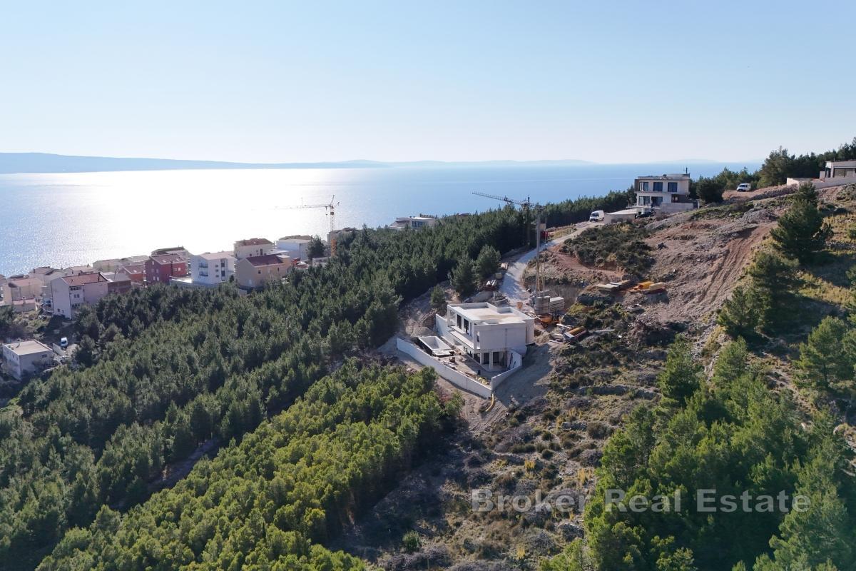 Villa im Bau mit Panoramablick auf das Meer