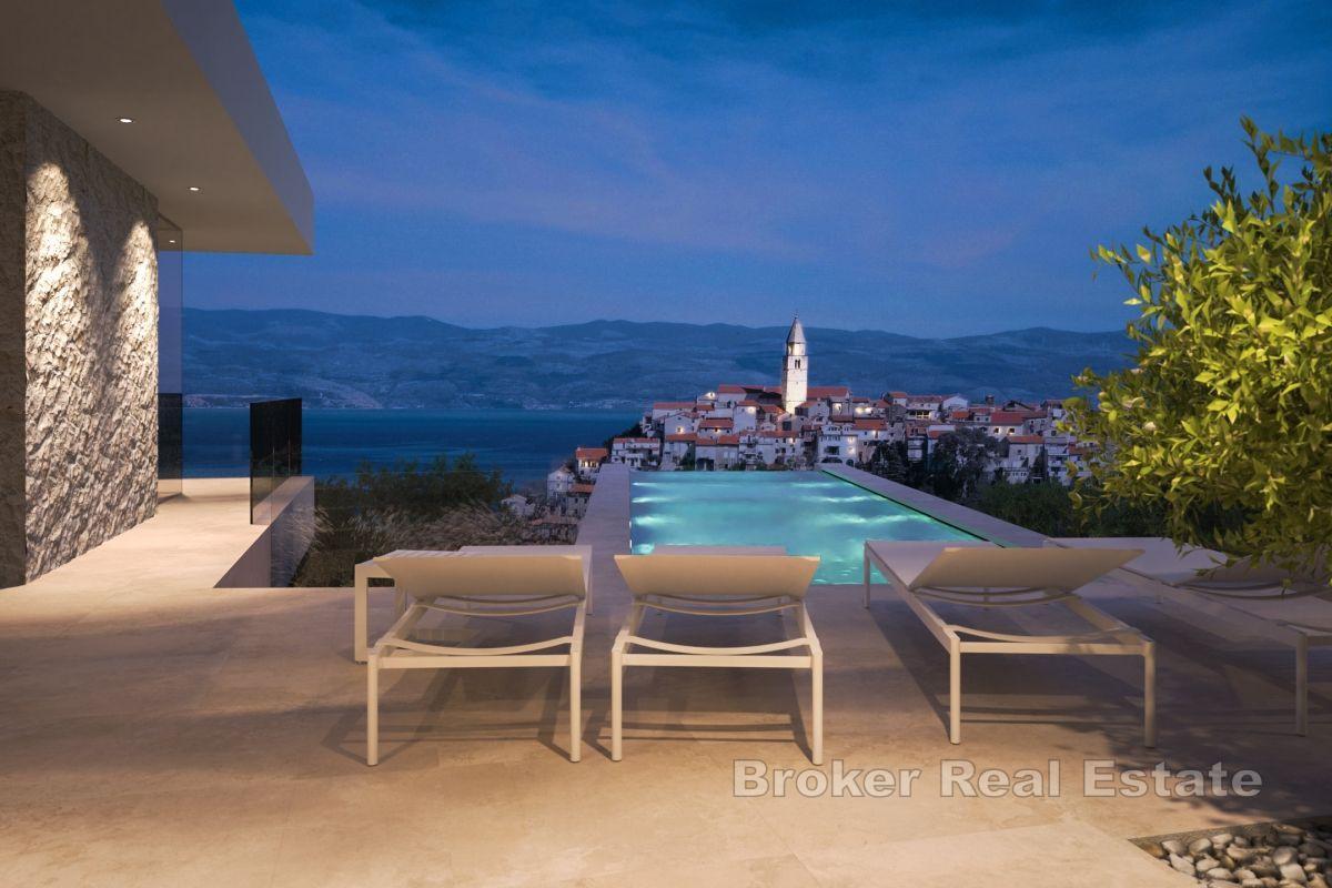 Terrain constructible avec un projet de construction d'une villa