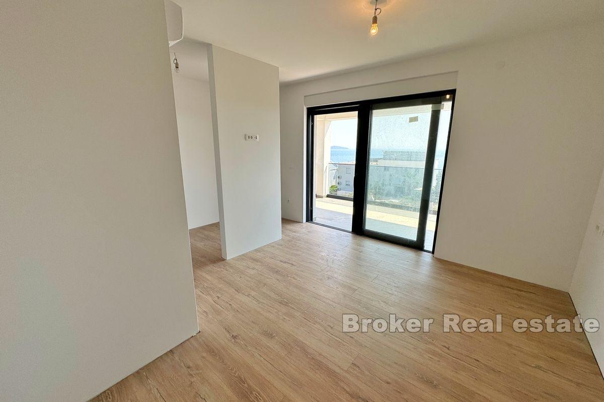 Nowoczesny apartament z dwiema sypialniami i widokiem na morze