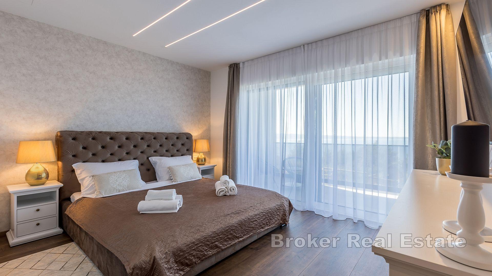 Villa de vacances de luxe avec piscine et vue sur la mer