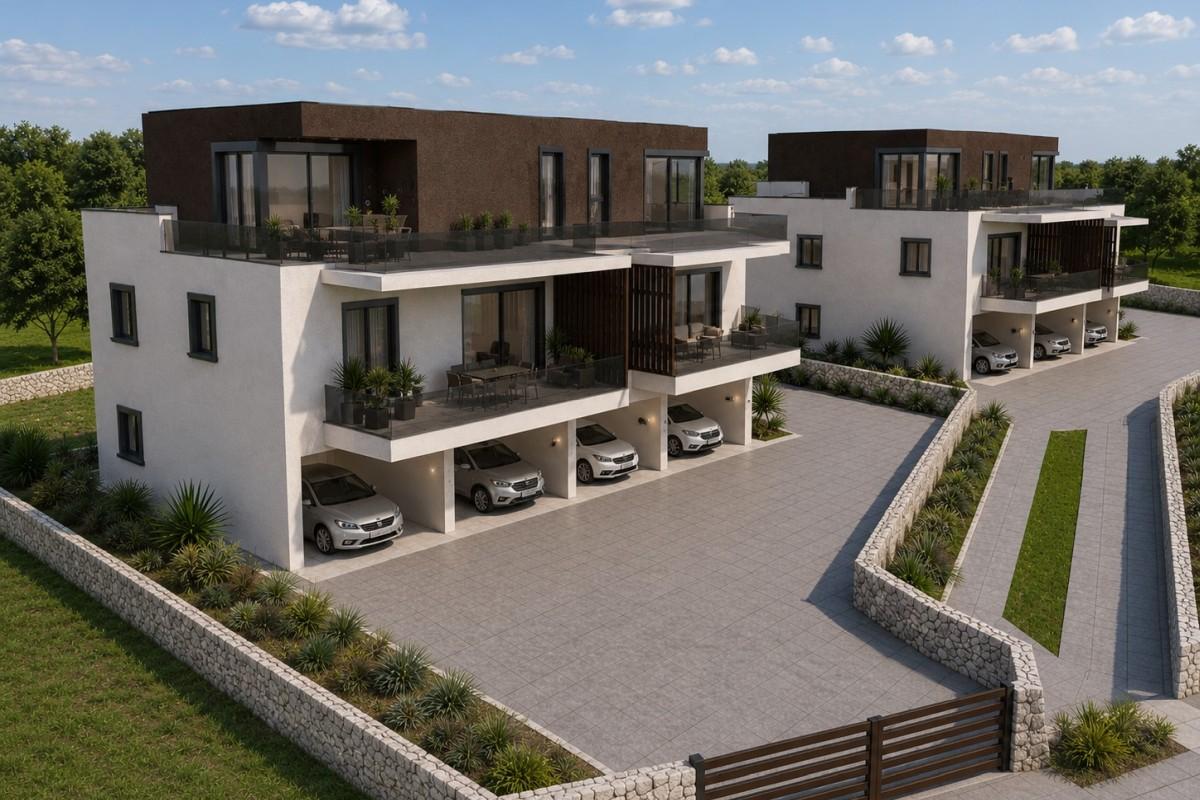 Appartement moderne de deux chambres près de la mer