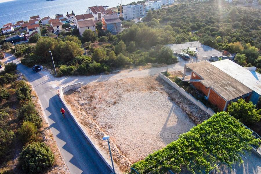 Rogoznica - Byggnad tomt med havsutsikt