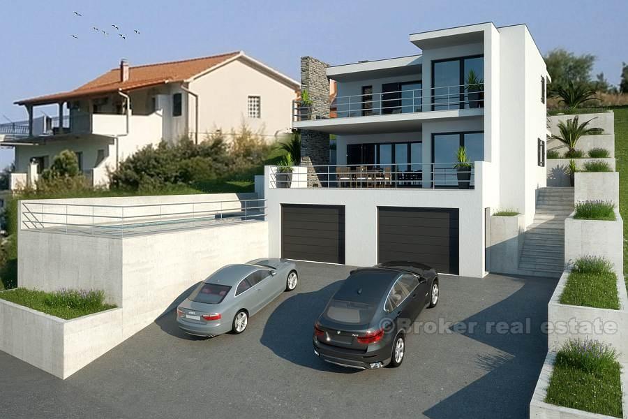 Nedaleko Primosten, zbrusu nová vila v první řadě k moři