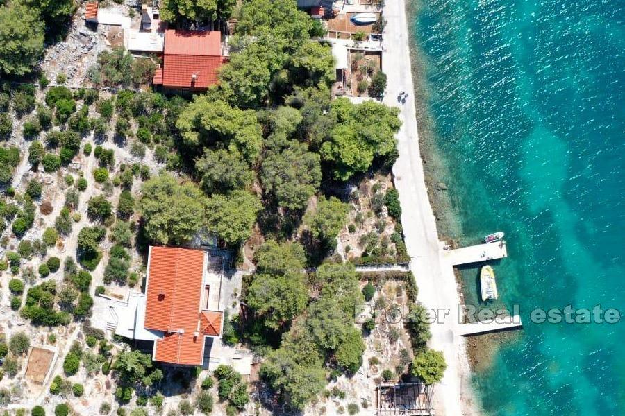 Small island, house by the sea