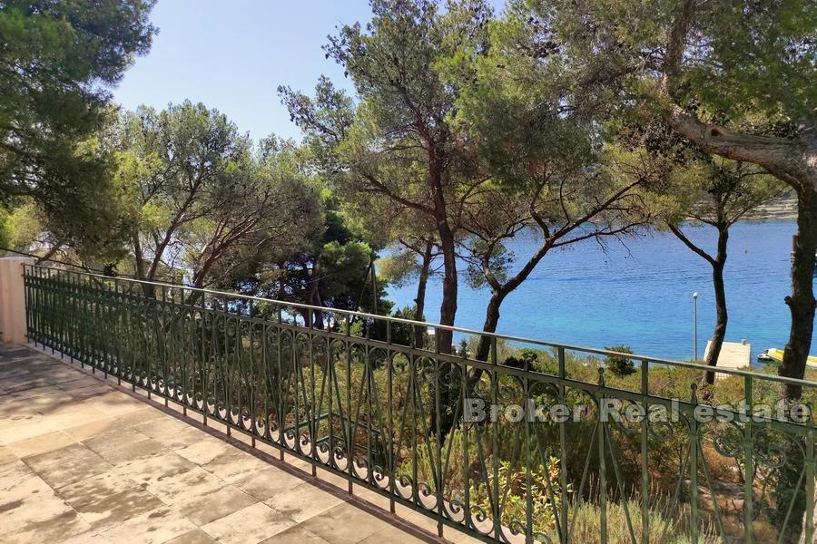 Small island, house by the sea