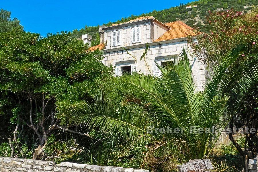 Peljesac, stone villa by the sea